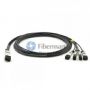 0.5M(1.6ft) Passive Copper AWG30 40GBASE QSFP+ to